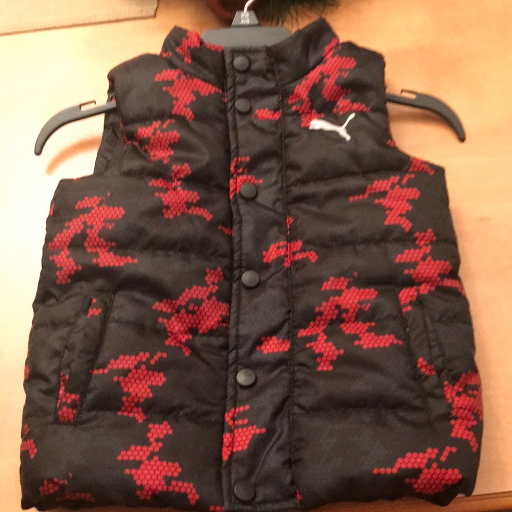 Toddler boys Puma puffer vest